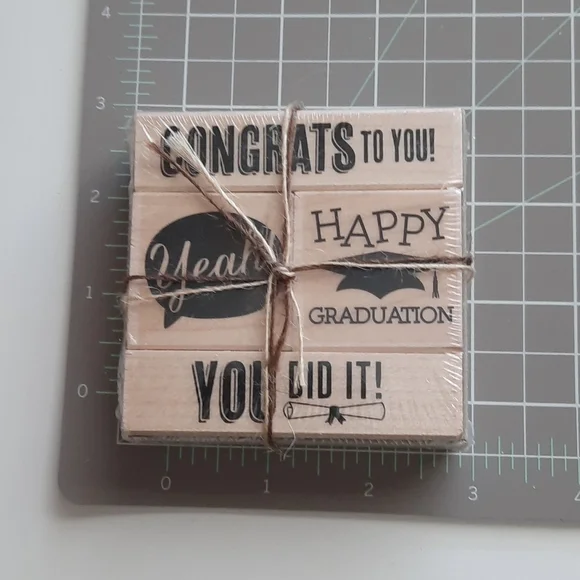 Happy Graduation Stamp set. - Picture 3 of 3